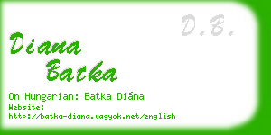 diana batka business card